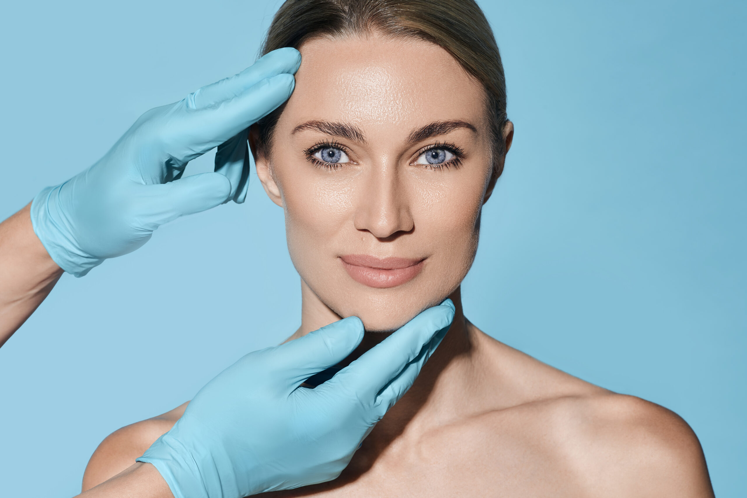 Facial contouring reference for Sculptra treatment