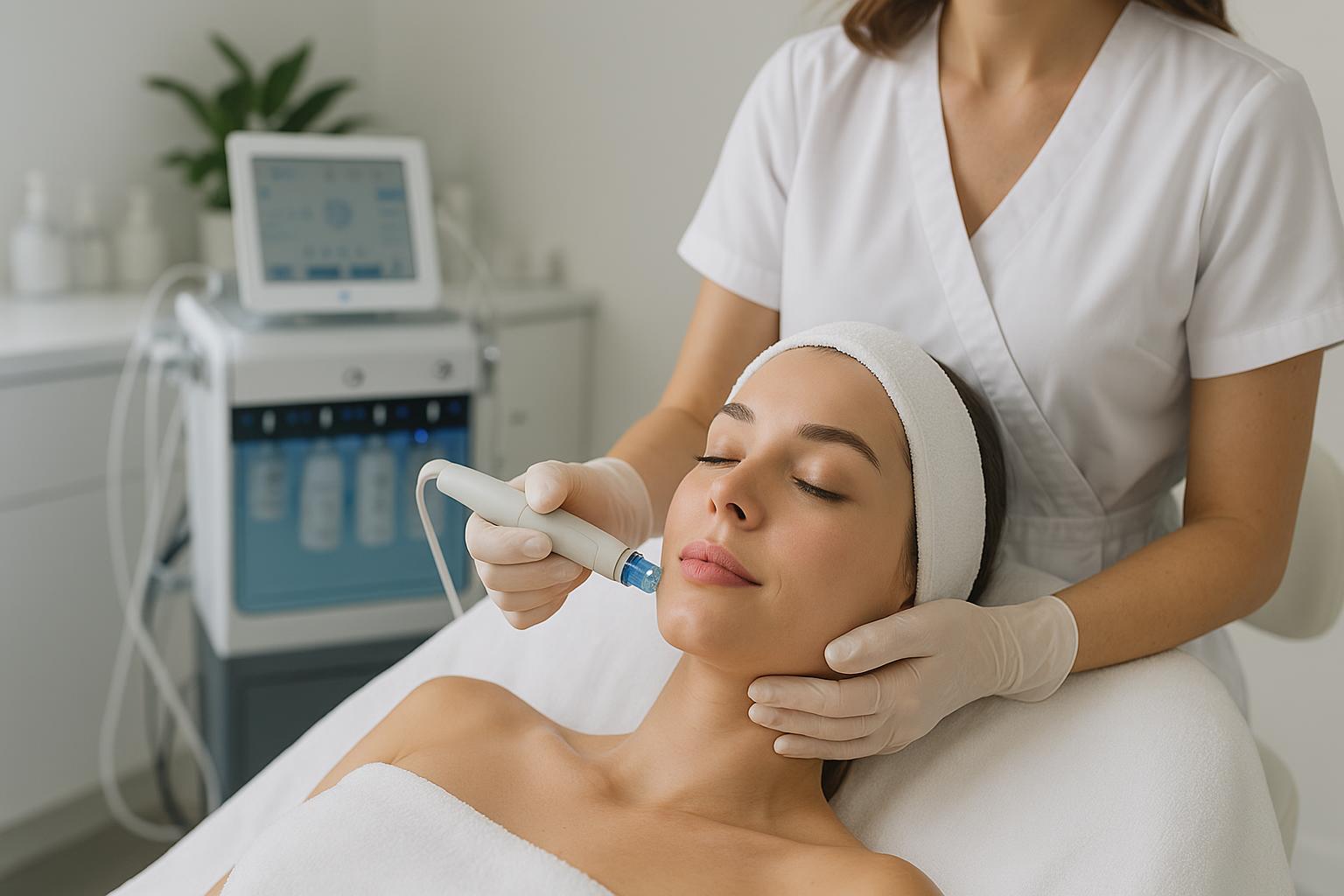 Clean, professional medical spa treatment room with neutral tones at Eternal Beauty Medical Spa in Burr Ridge